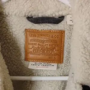 Levi's Premium Trucker Sherpa Jacket Women's Small